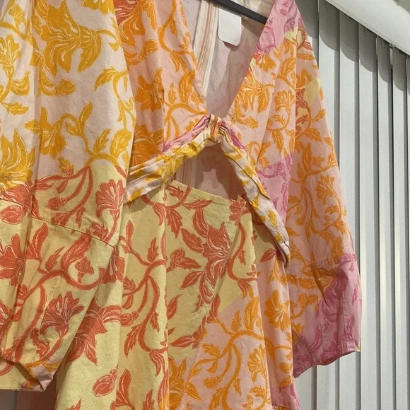 Yellow Cutout Mini Dress" by Derek Lam 10 Crosby - Picture 10 of 13